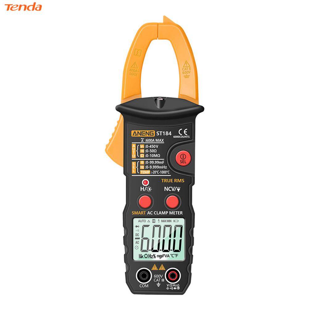St184 digital clamp meter multimeter true rms ac/dc voltage current tester