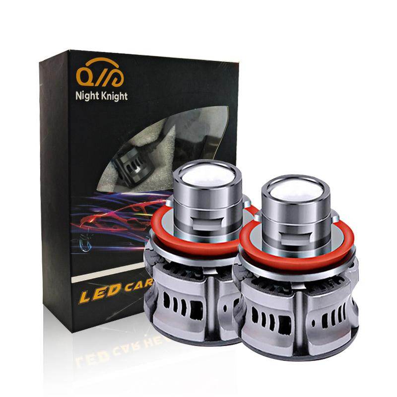 Car H11 LED Car Headlight 9006 HB4 9005 HB3 LED Bulb Projector Lens Devil Angel Eyes H8 Fog Lamp 12V 6500K 20000LM