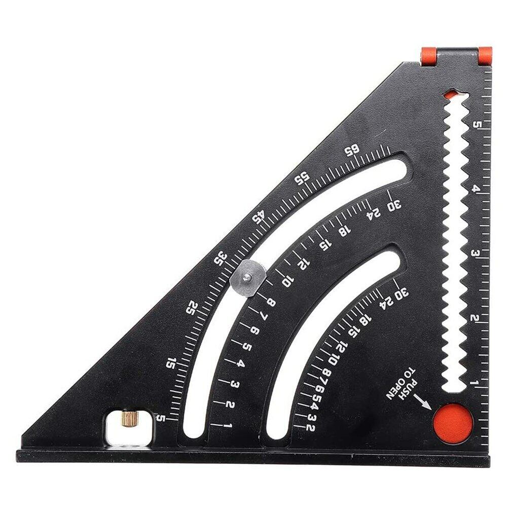 Folding Triangle Ruler Carpenter Square Layout Tool Precision ...