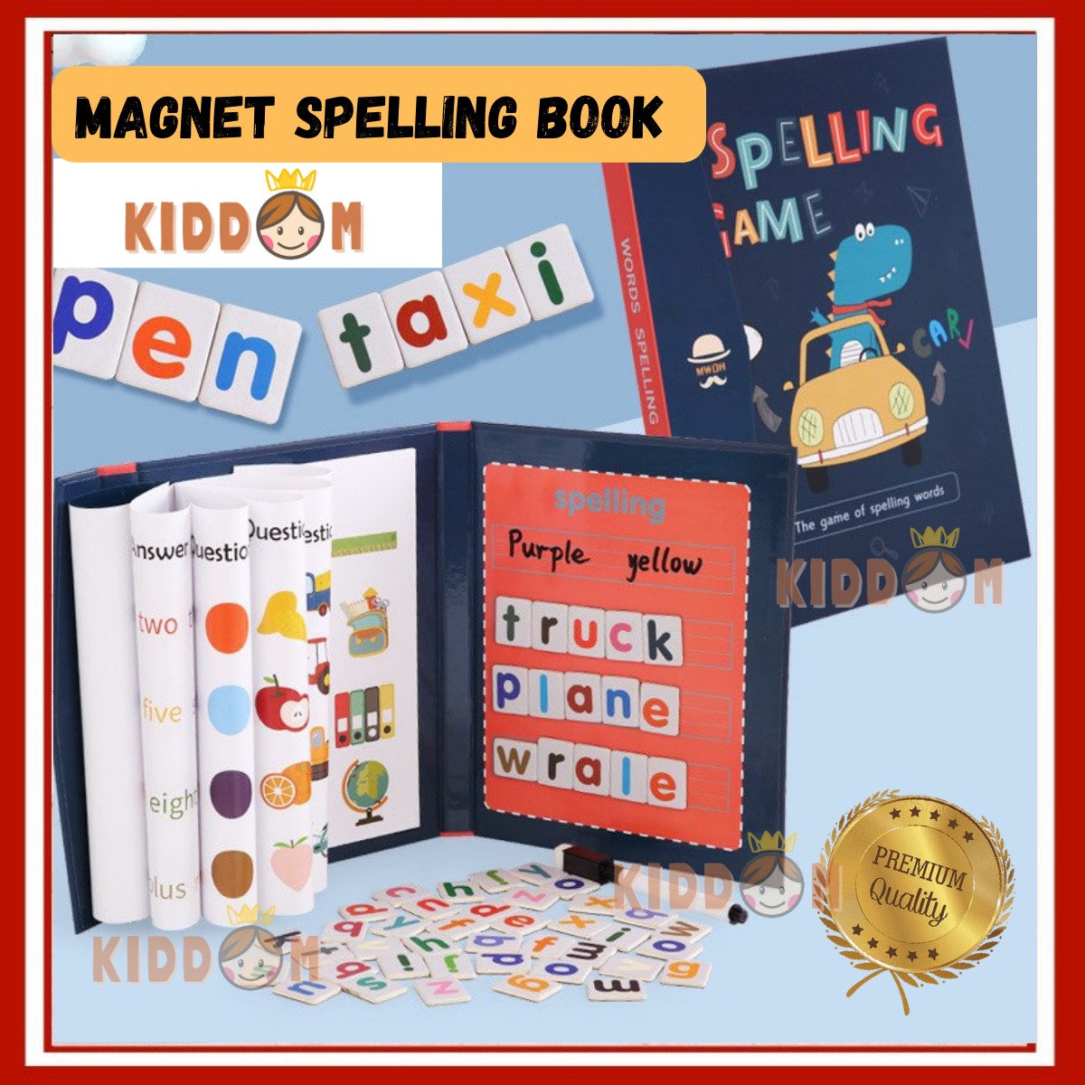 🔥NEW PRODUCT🔥English Spelling Game Book Educational Set