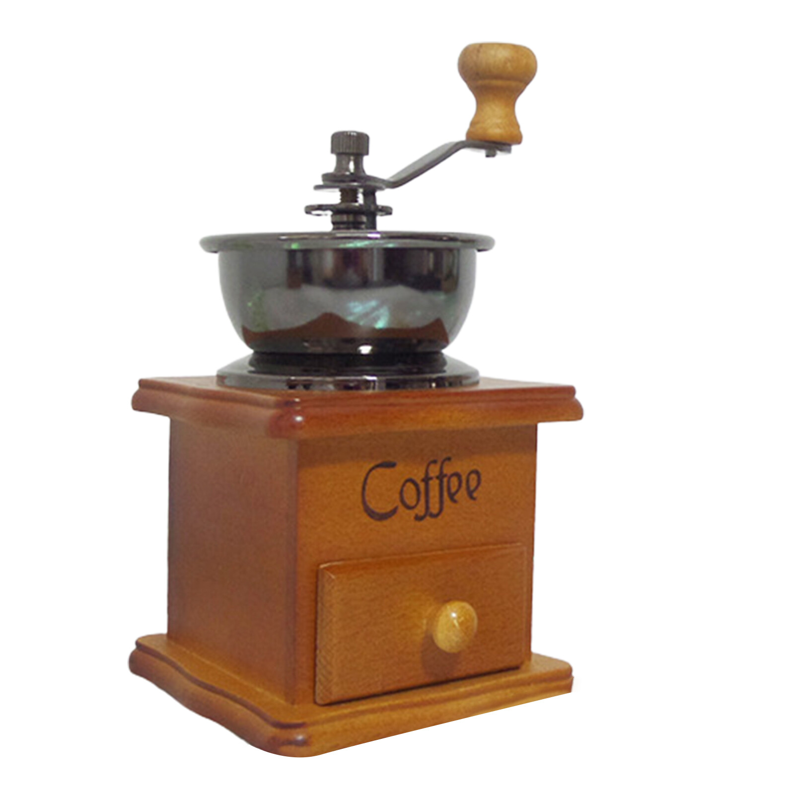 Effective Manual Grinder Metal Practical Adjustable Spice Grinder for Home
