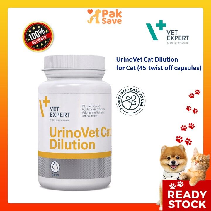 VETEXPERT UrinoVet Cat Dilution 45 Twist Off Capsules for Cats The