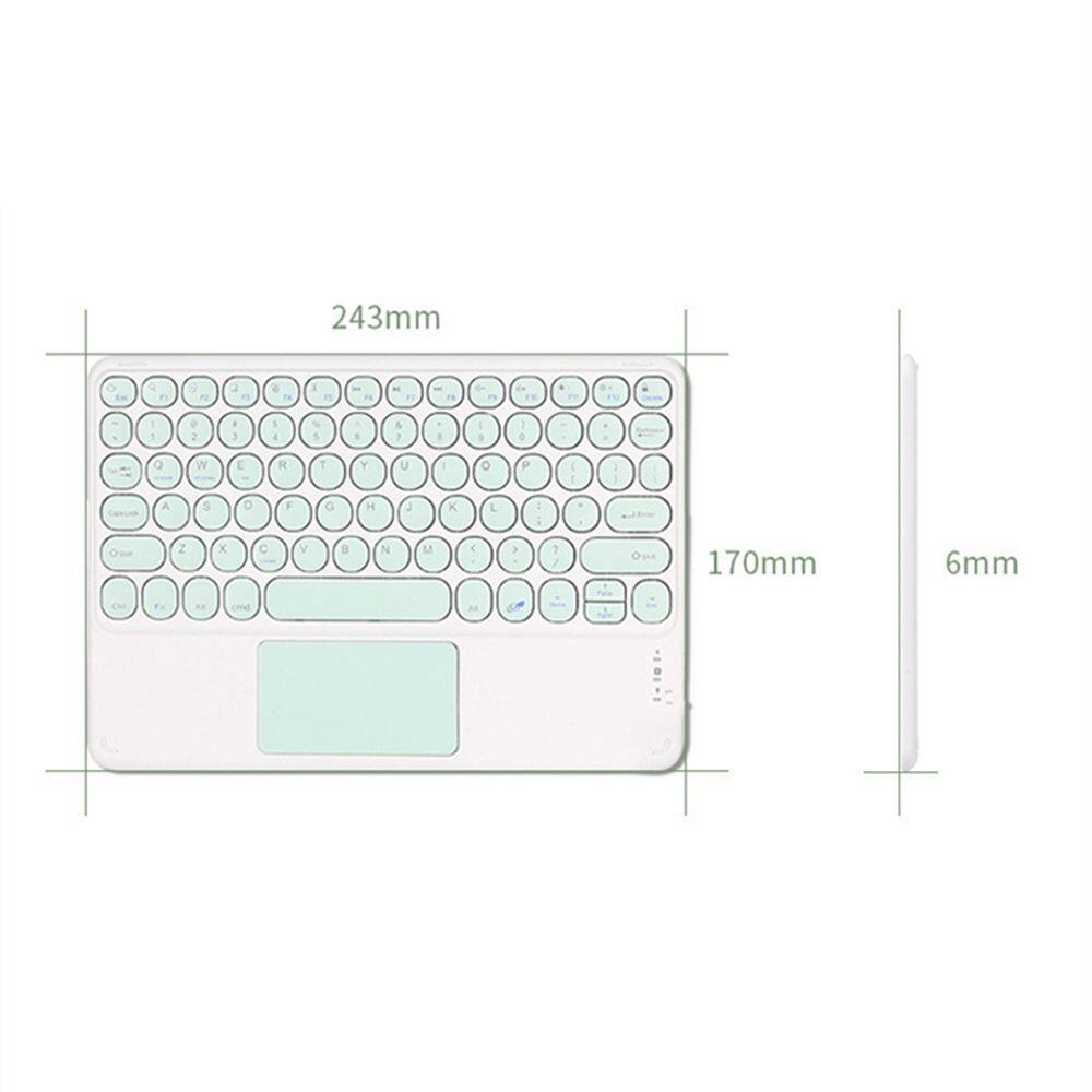 495HS Mini 1 Chiếc Máy Tính Bảng Máy Tính Để Bàn Có Thể Sạc Lại Bàn Phím 78 Phím Bàn Phím Không Dây Tiện Dụng Bàn Phím Cảm Ứng Bàn Phím Bluetooth Bàn Phím Cảm Ứng 5.0
