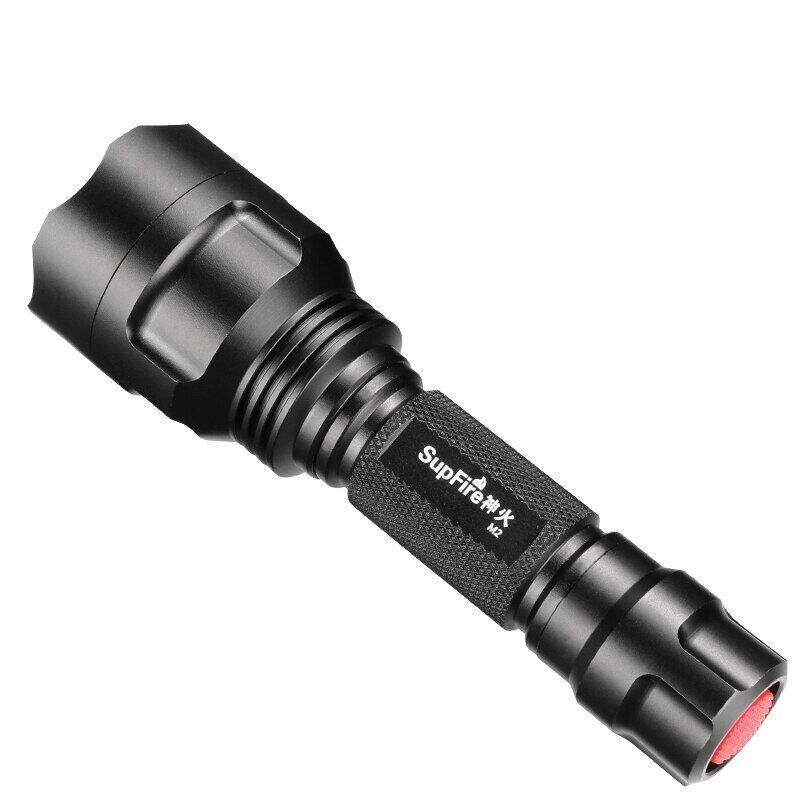 Superfire Đèn Pin M1 Đèn pin Led có thể sạc lại 300 Lumens Siêu Sáng Xách Tay Torchlight Không Thấm Nước M2 Đèn Pin Ngoài Trời