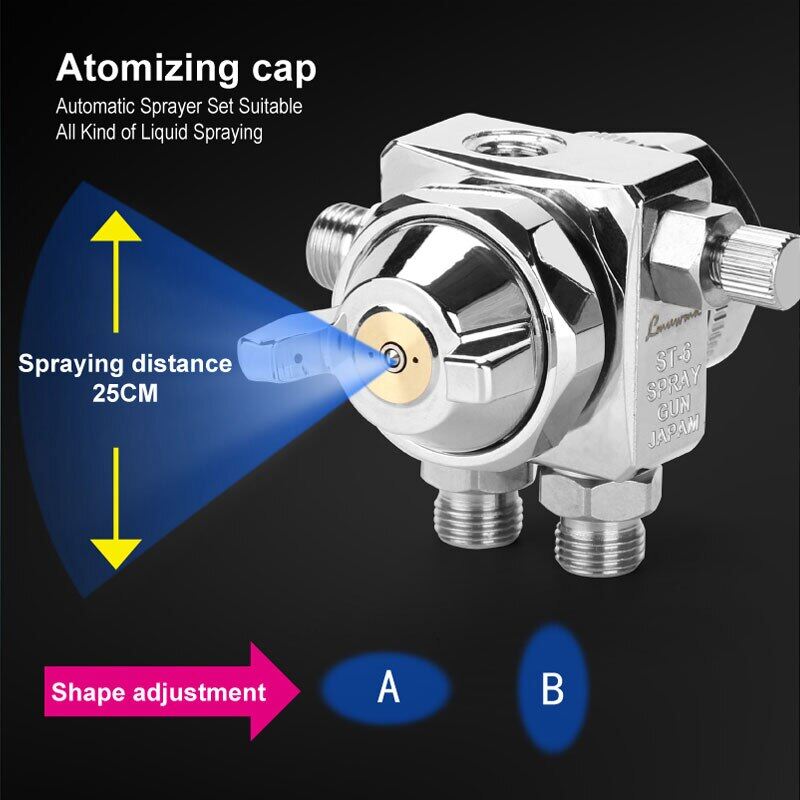 Máy Phun Sơn ST-6 Nhật Bản Máy Phun Sơn Tự Động, Dụng Cụ Khí Nén Mini Máy Khoan Định Vị Sta6