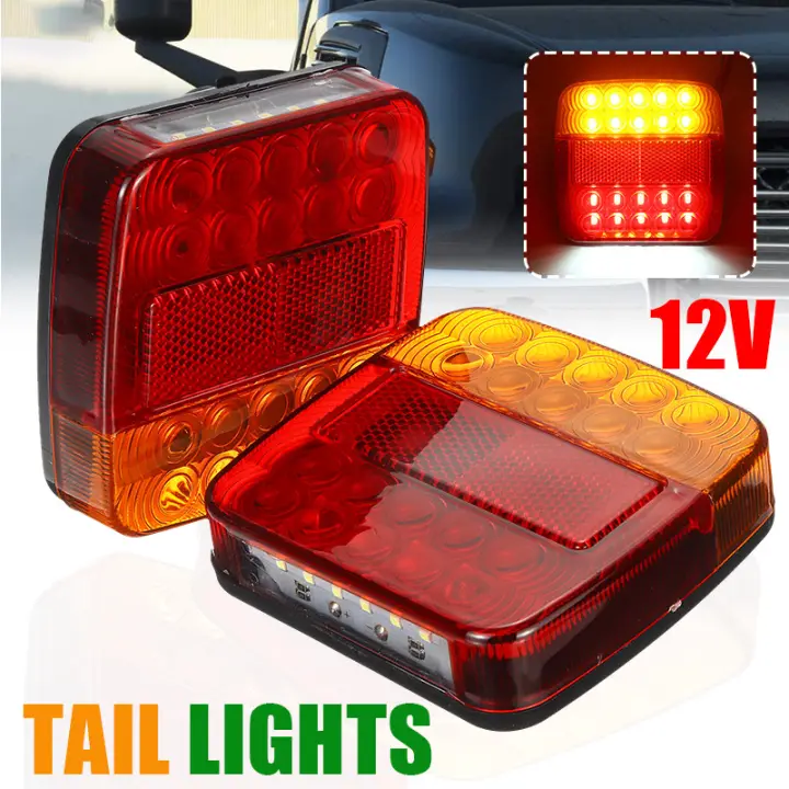 truck number plate lights