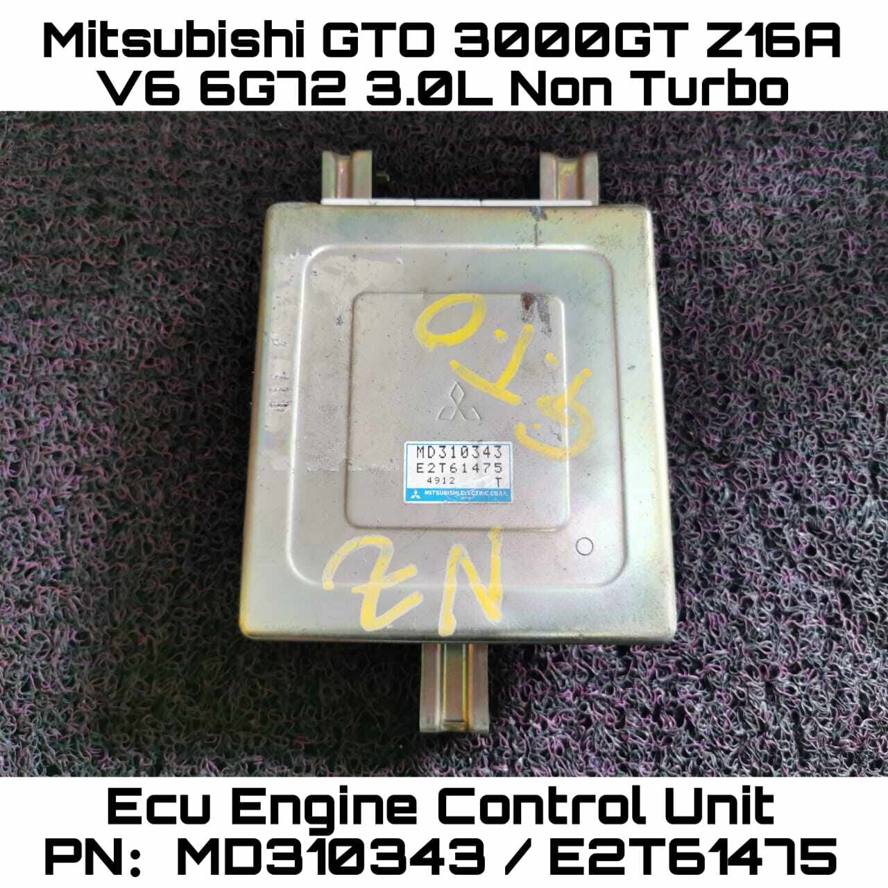 Mitsubishi GTO 3000GT Z16A V6 6G72 3.0L Non Turbo Ecu Engine Control ...