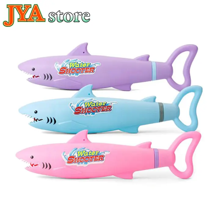 Jya Store 3pcs Large Capacity Shower Bathing Water Spray Toy Shark Shape Sprinkler Pull Out Electric Induction For Children Play Fun Beach Cartoon Electronic Fish Lazada Singapore