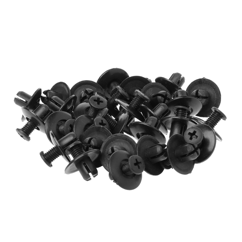 30 Pcs Car 8mm for Fender Splash Guard Retainer Clip Fastener For for Accord fo