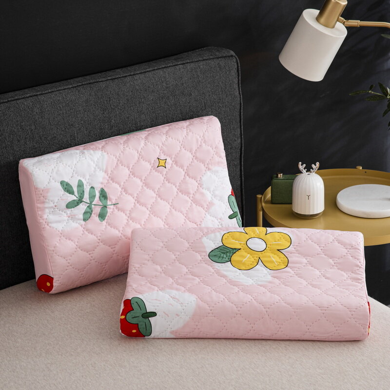 SUNLIGHT HOME Vỏ Gối Cao Su Chống Thấm Nước 8 Màu, Vỏ Gối Mút Nhớ, Vỏ Gối Nhiều Họa Tiết