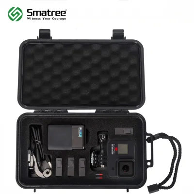 SMATREE Waterproof Hard Carrying Case Storage Bag Carry Box GA150 for GoPro HERO 10 9 8 7 6 5 / Insta360 ONE R / DJI OSMO ACTION Camera