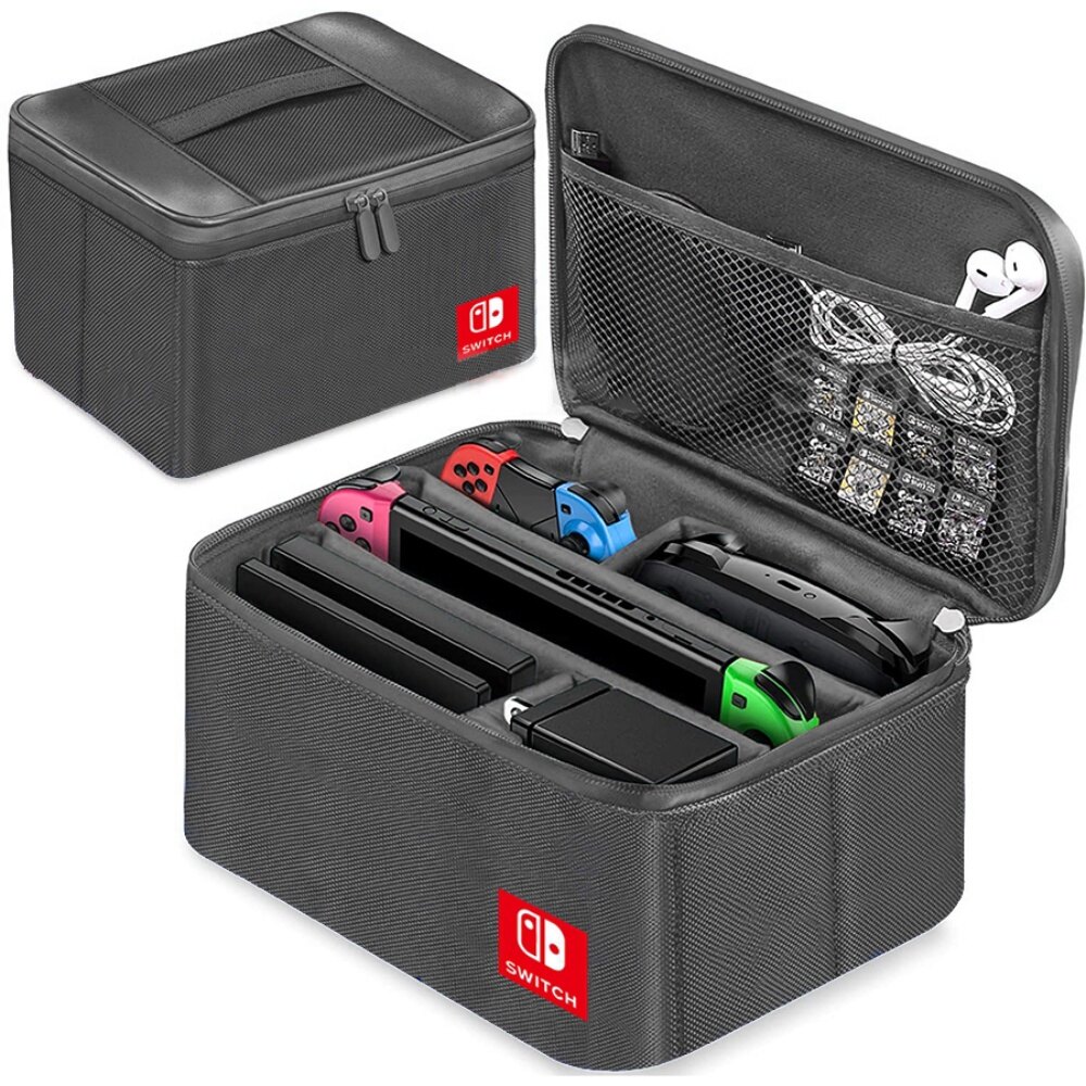 Large Carrying Protective Case for Nintendo Switch & Switch Oled Console Pro Controller Travel Storage Bag Case For NS Game Accessories
