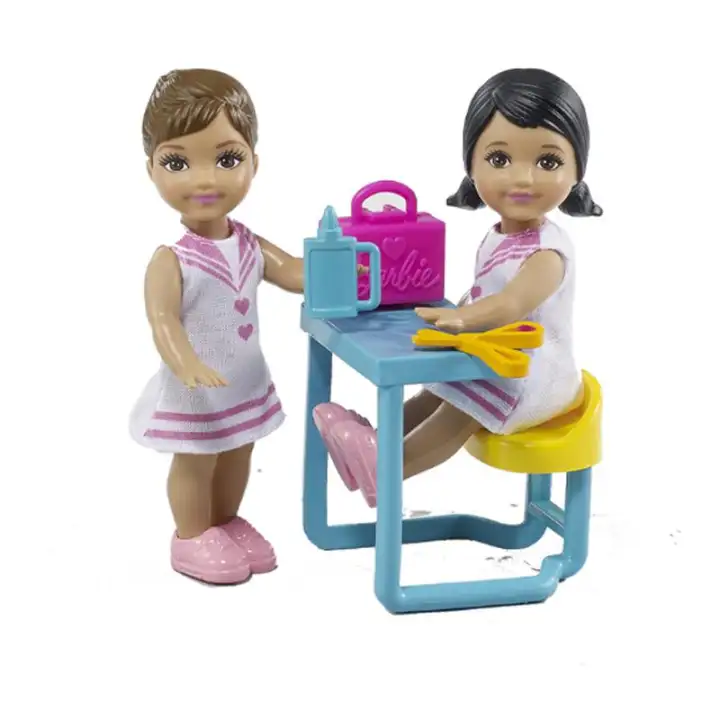 barbie doll teacher set