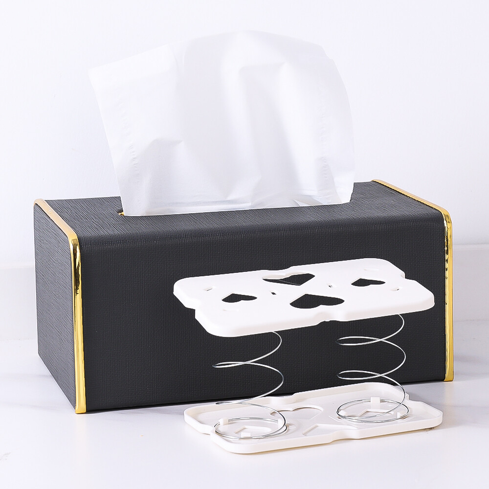 Hộ gia đình hộp đựng khăn giấy mùa xuân hỗ trợ khay giữ Sim điện thoại sáng tạo nâng tự động mùa xuân chủ