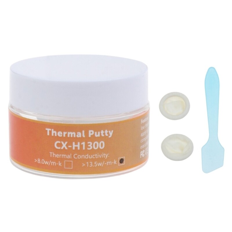 10g/20g/50/70g cx h1300 high performance thermal putty compound silicone paste cpu heat sink thermal paste 13.5w/m-k