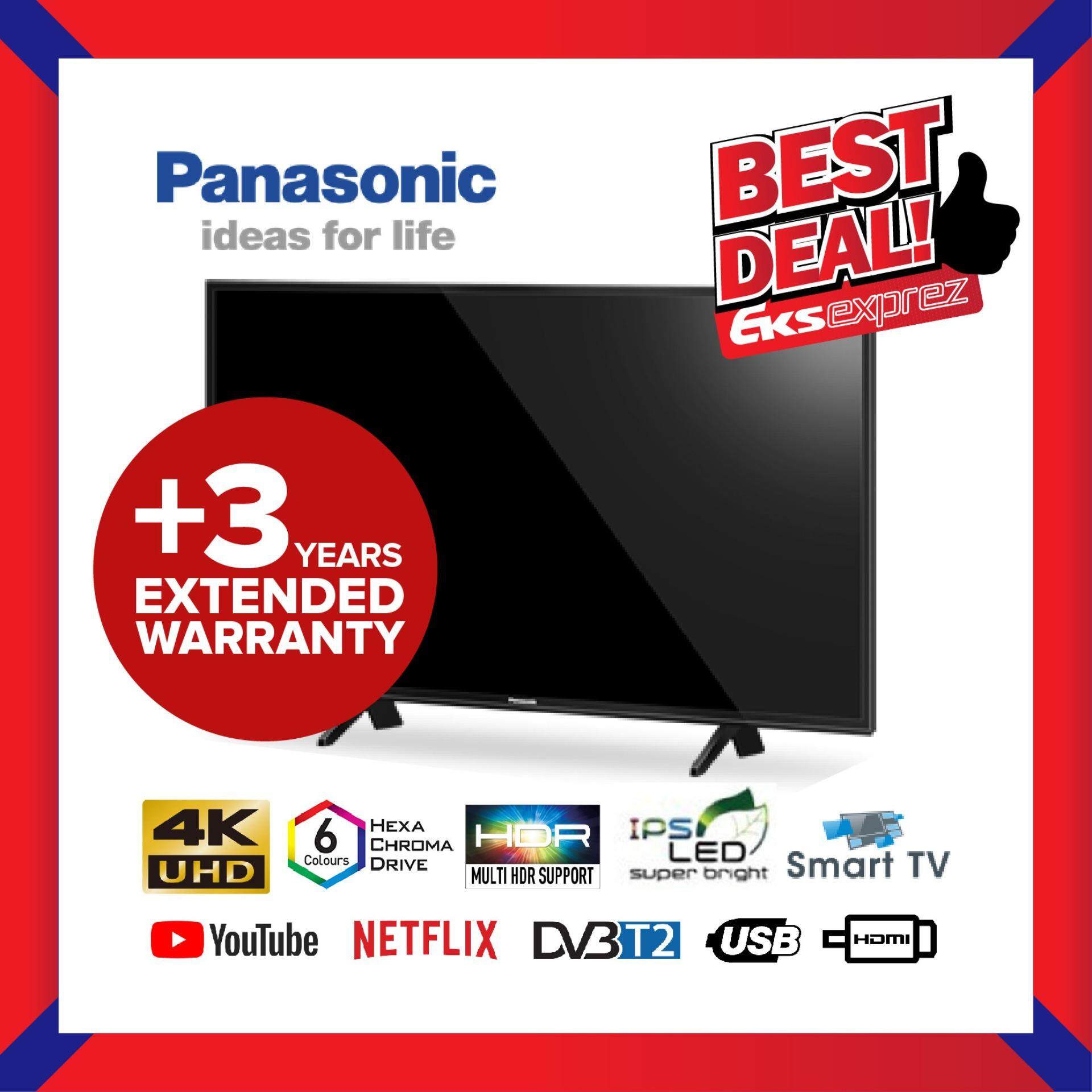 2019 Model Panasonic 55 Gx600 4k Uhd Hdr Smart Tv Th 55gx600k Netflix Youtube Lazada