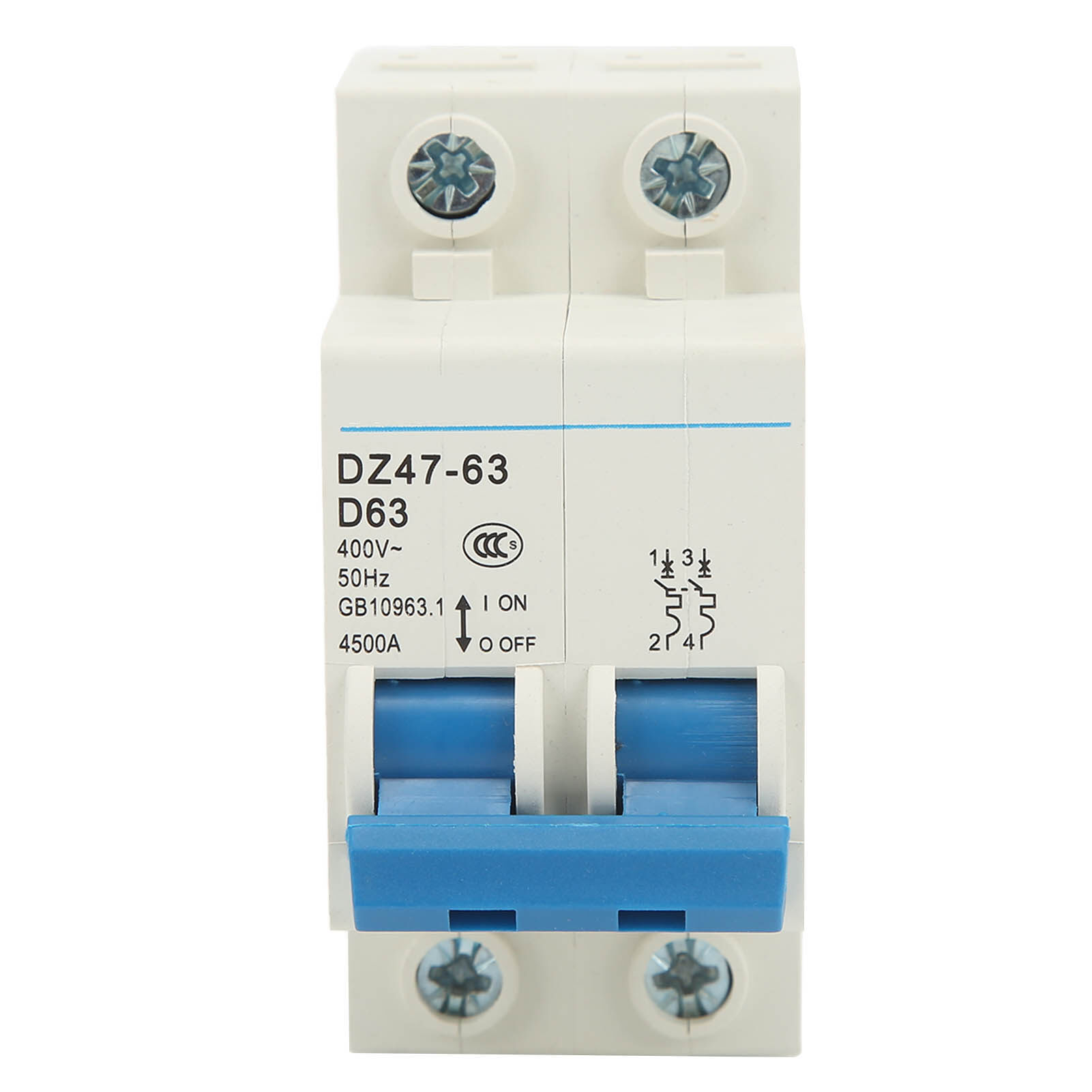 AC400V Miniature Circuit Breaker 2P 2Pole Solar Panel Energy Air Switch MCB