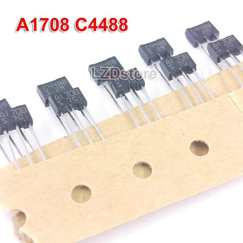 A1708 c4488 to-92 a1708s c4488s 2sa1708 2sc4488 to-92f high-voltage switching transistor new original