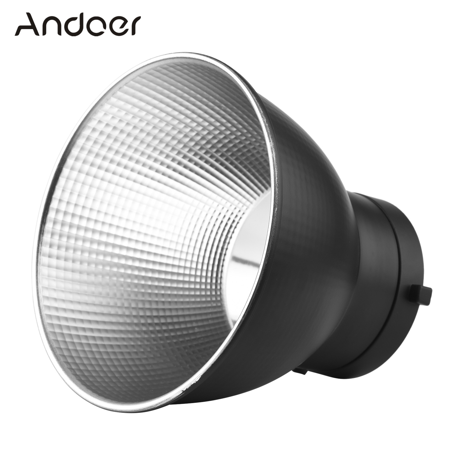 Andoer 7 Inch Standard Reflector Diffuser Lamp Shade Dish with for Bowens Mount Studio Strobe Flash Light