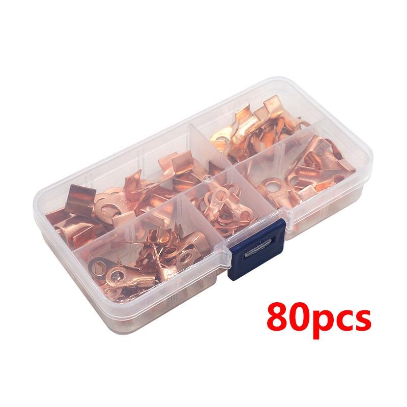 80pcs copper battery terminal Open Lugs wire connector terminal OT-3A ...