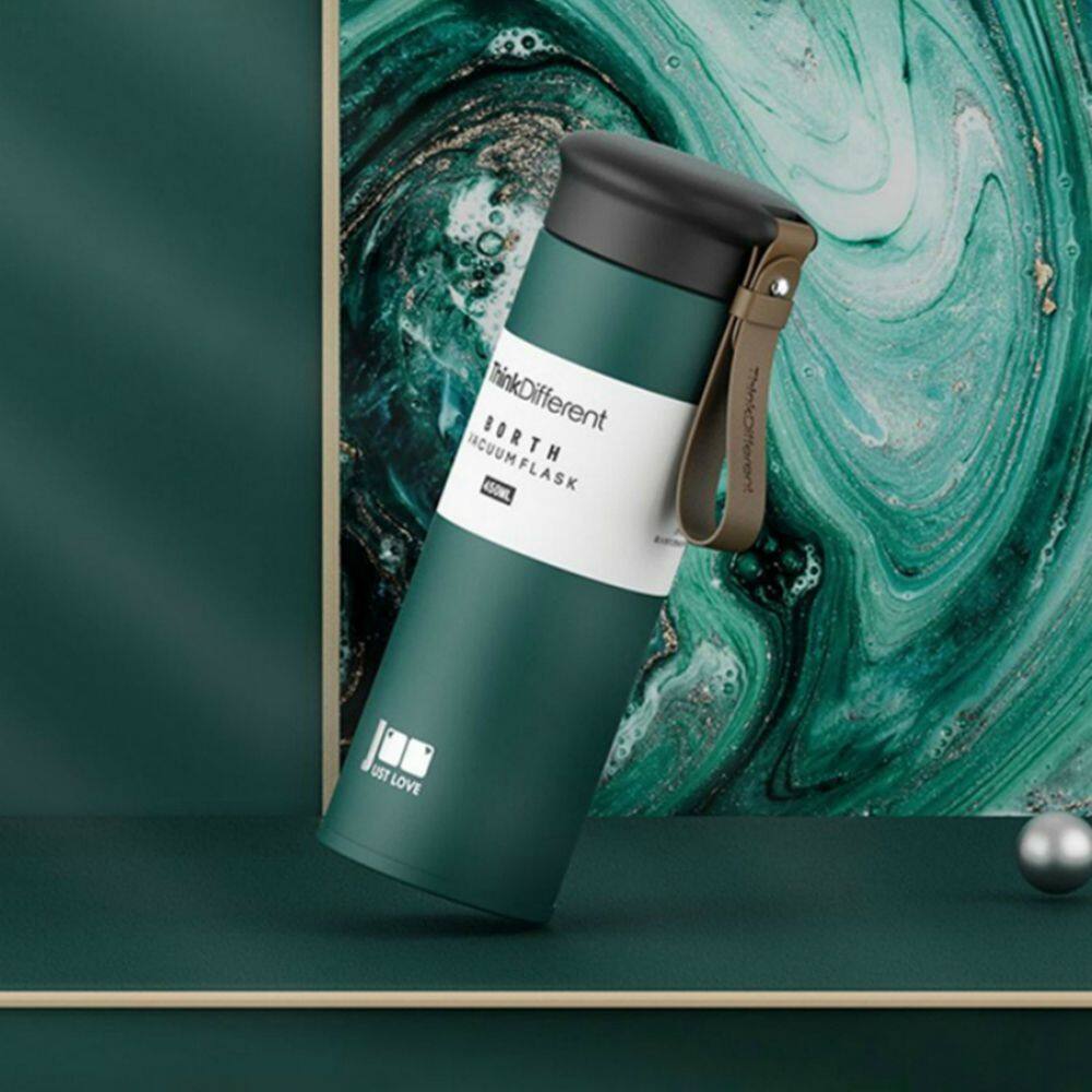 HERTE Cốc Cà Phê Quà Tặng Di Động Dung Tích Lớn Bình Cách Nhiệt Cho Gia Đình Văn Phòng Cốc Giữ Nhiệt Du Lịch Bình Chân Không Cốc Ăn Sáng