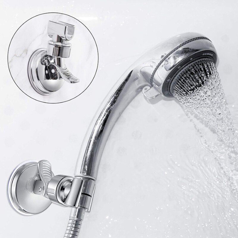 Giá Đỡ Gắn Tường Cốc Hút Chân Không Mạnh Mẽ Cho Phòng Tắm, Có Thể Điều Chỉnh Vòi Hoa Sen Cầm Tay Head Bracket Phụ Kiện Phòng Tắm