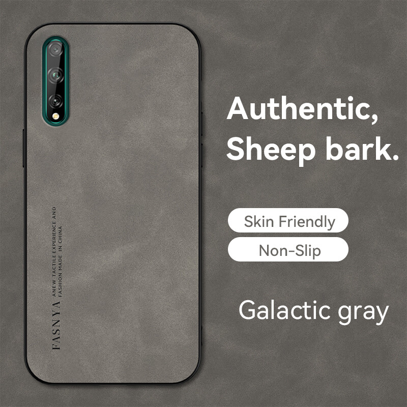 For Huawei Y8P Case Luxury Leather Texture Shockproof Phone Cover HuaweiY8P Y8P TPU Soft Casing