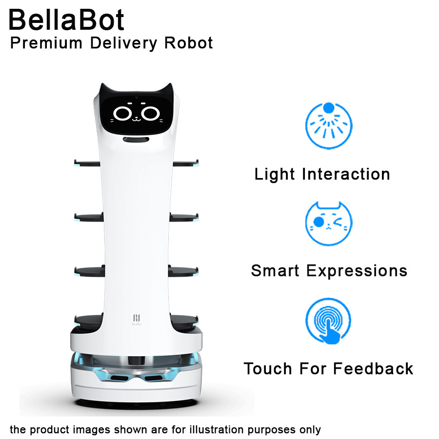 BellaBot Premium Food Delivery Robot Lazada