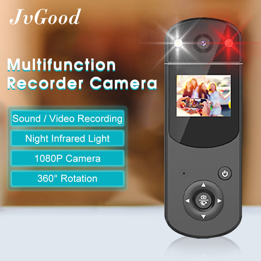 JvGood Camera Mini Camera Đa Năng Di Động Màn Hình Độ Nét Cao 1080P Camera