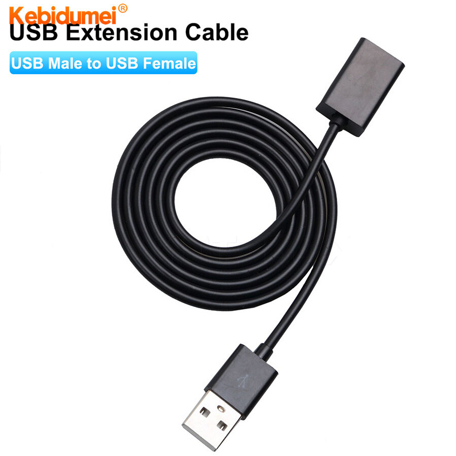Kebidumei USB Extension Cable USB 2.0 to USB Charging Cable