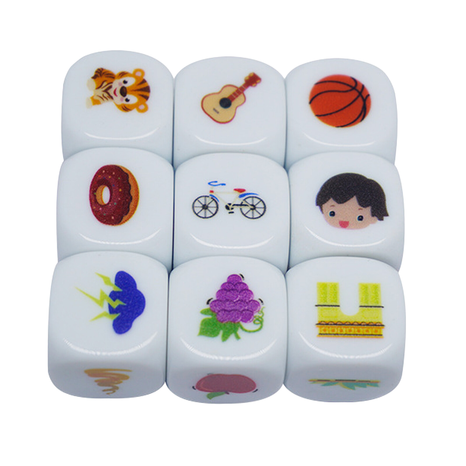 Miffer 9x Story Cubes Story Dices Story Telling for Kids for Age 6-9 Years Old