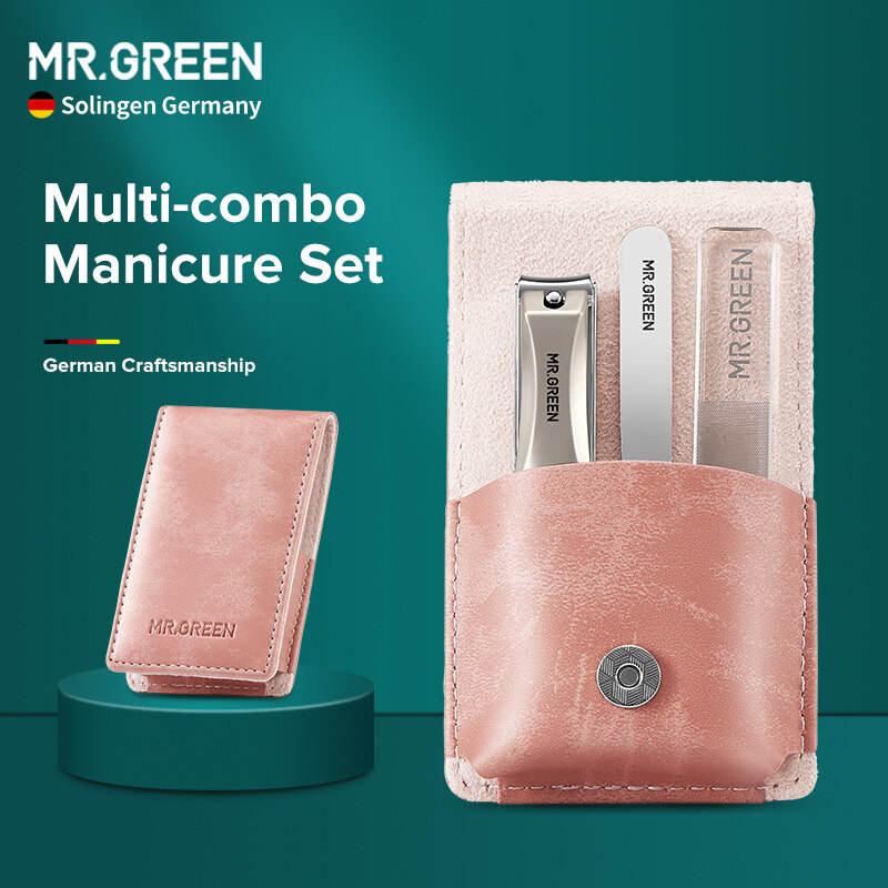 Germany MR.GREEN Portable Manicure Pedicure Set with Nail Clippers