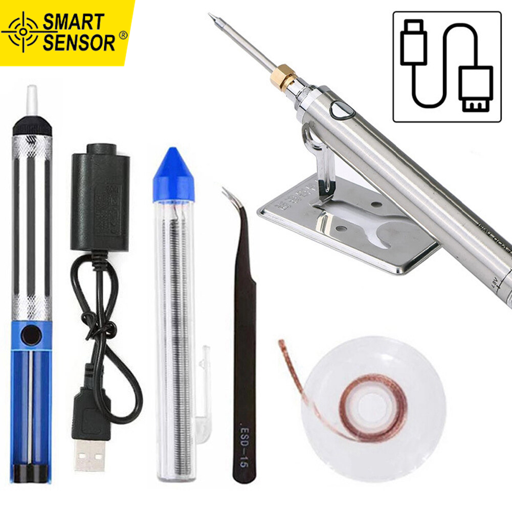 Soldering Iron Set Wireless USB Rechargeable Soldering Iron Mini Portable Battery Soldering Iron with USB Welding Tools