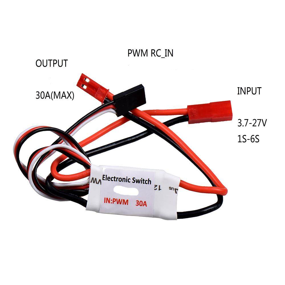 [adolesce] 30A Current 3.7V27V Remote Control Electronic Switch RC Pump Switch Receiver PWM