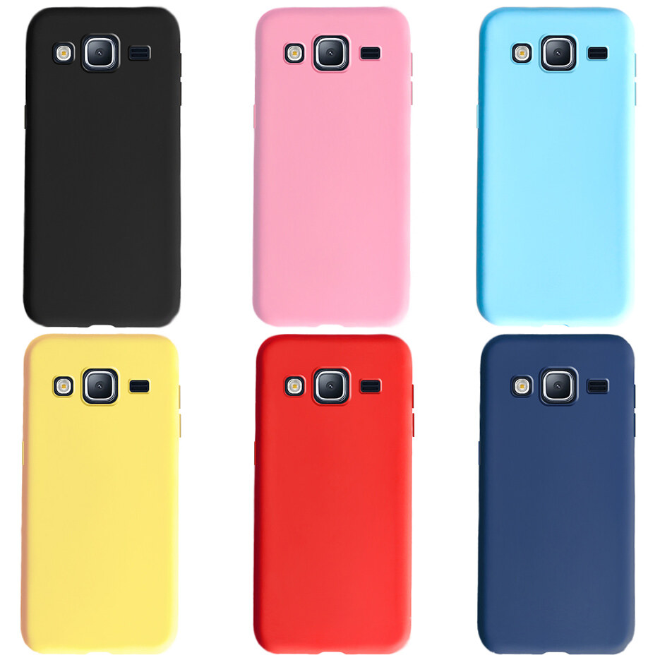 For Samsung Galaxy J2 Core J3 J5 J7 J8 J4 J6 Plus Prime Pro Case Simple Fashion Candy Phone Cover Casing