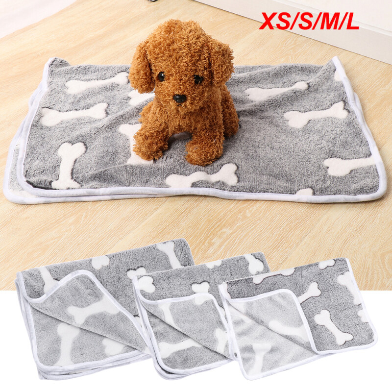 1 * Thoải Mái Ngủ Mèo Puppy Plush Pet Chăn Pet Kennel Xương Mô Hình Dog Đệm Mat