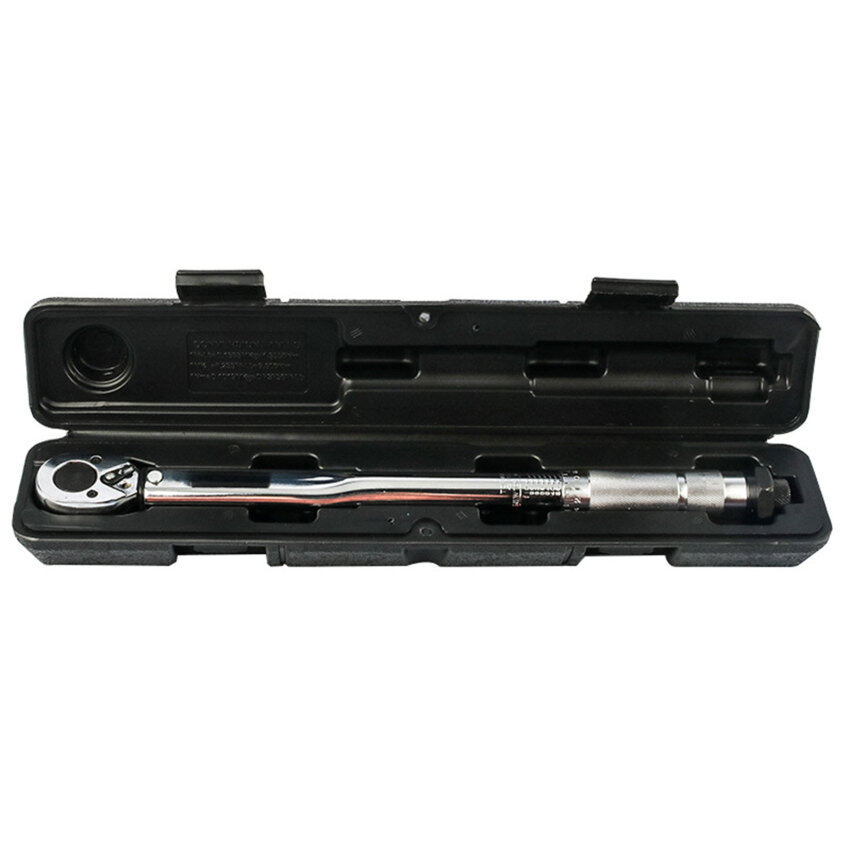 1/4 3/8 1/2-inch drive click torque wrench 5-210n.m square drive ratchet wrench repair spanner key hand tools with box