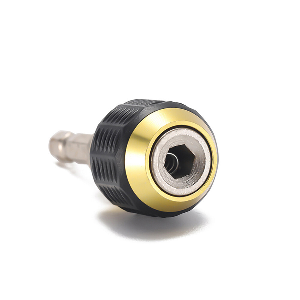 60mm Keyless Drill Chuck Screwdriver Impact Driver Adaptor 1/4 Inch Hex Shank Drill Bit Tool Quick Change Convertor Adapter Tools