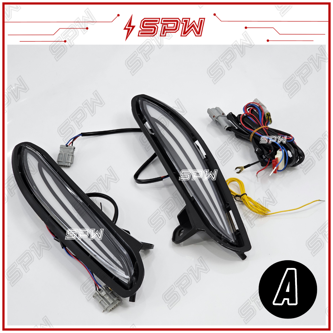 Toyota Harrier XU80 (2021-2024) DRL Daylight Front Bumper LED Running ...