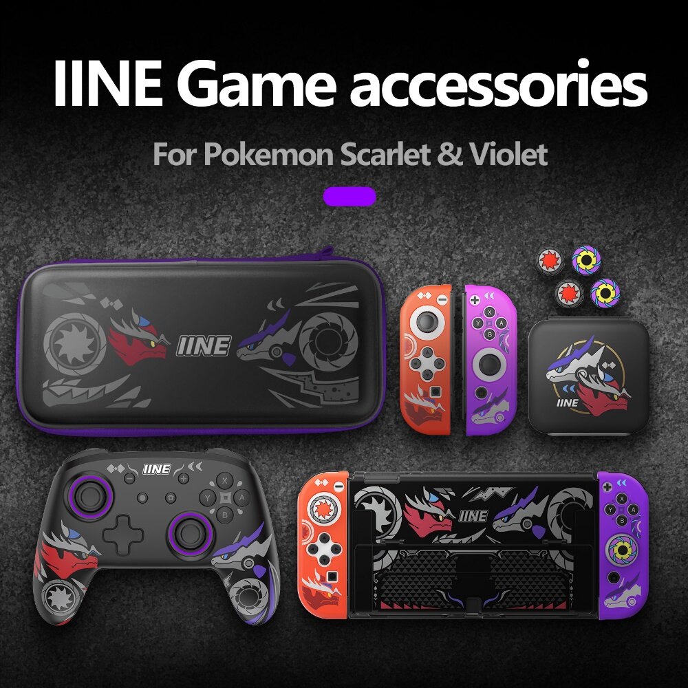 Phụ Kiện Trò Chơi Pokemon Scarlet And Violet Cho Nintendo Switch & Switch Túi Đựng Oled Ốp Bảo Vệ NS OLED