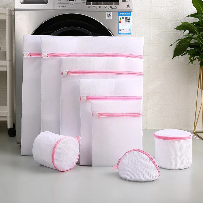 Túi giặt lưới polyester đồ sắp xếp gia dụng thô Net giỏ đựng đồ giặt túi giặt đồ cho máy giặt túi áo ngực lưới
