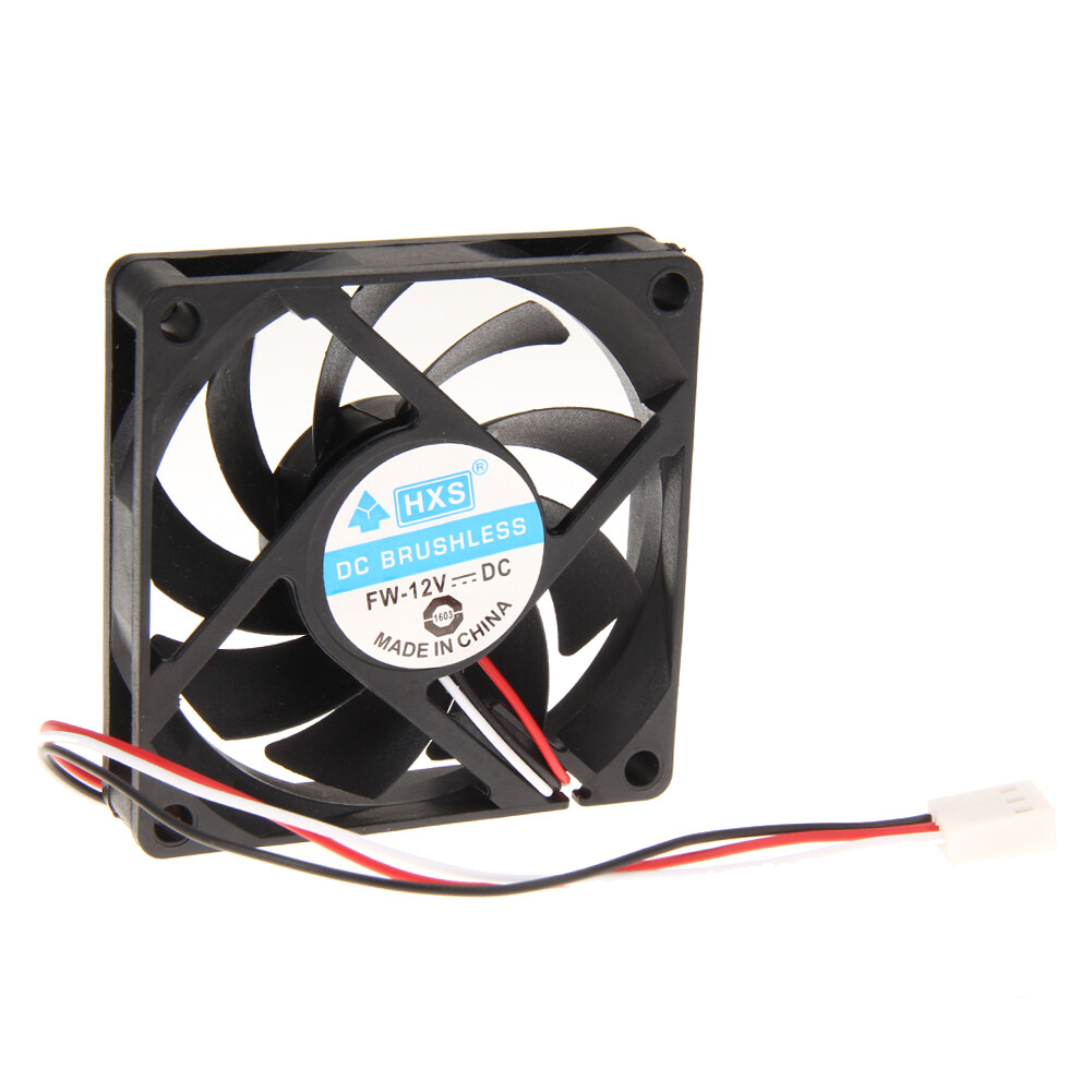 Quạt làm mát Vỏ máy tính cầm tay 12V 7cm 70mm PC CPU Quạt làm mát làm mát