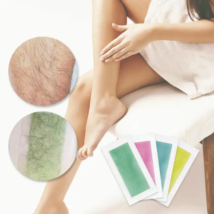 1 Box 20 Pcs Wax Strips For Hair Removal Depilatory Body Painless