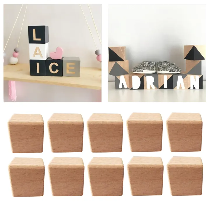 square wood blocks for crafts