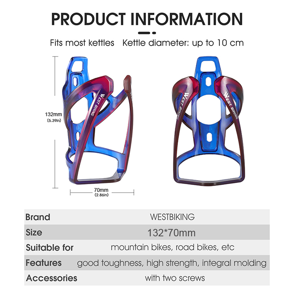 WEST BIKING PC Ultralight จักรยานชั้นวางขวด MTB จักรยานเสือหมอบน้ำที่ ...