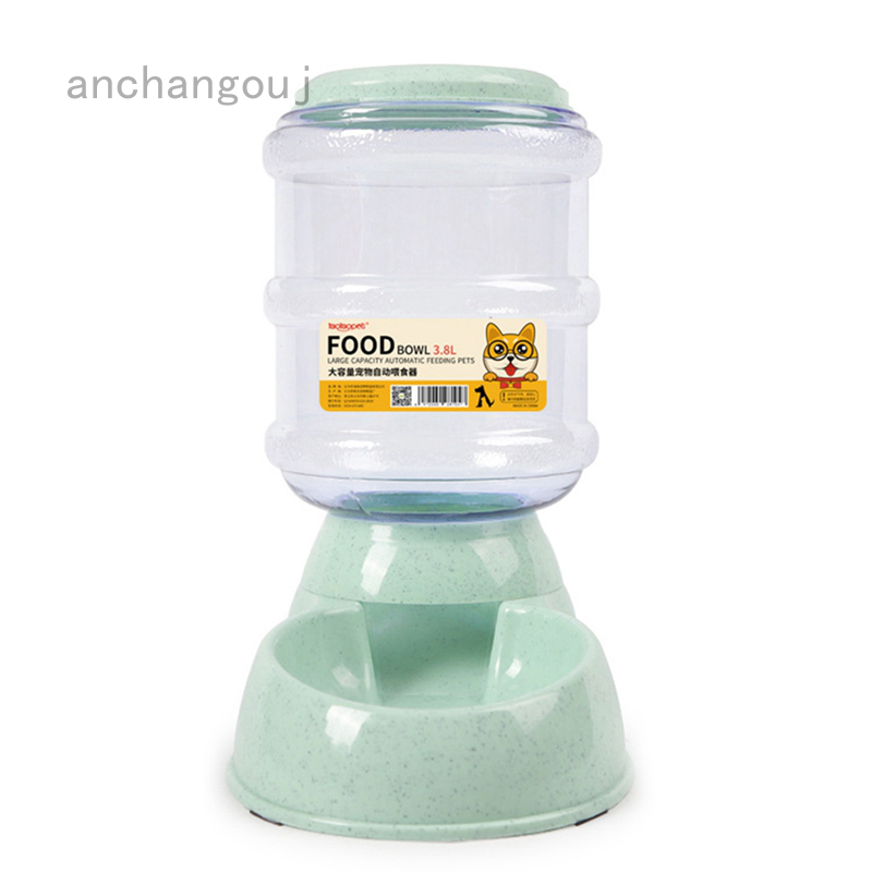 Bát thức ăn và bình nước tự động cho thú cưng 38l - INTL