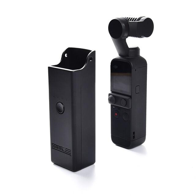 Zzooi startrc osmo pocket 2 portable power bank mobile 3200mah battery charger handheld charging hub fo dji pocket 2 camera hand grips