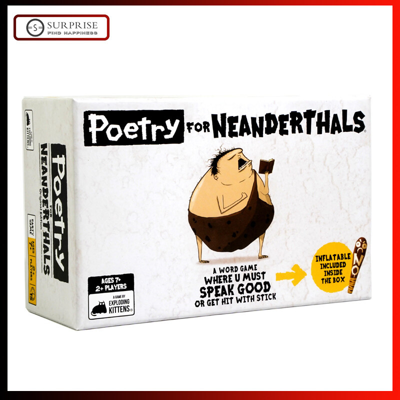 Board Game Poetry for Neanderthals Card Game Exploding Kittens