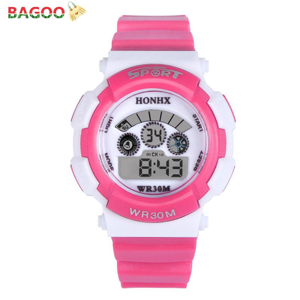 BAGOO Child Multifunction Waterproof Sport Electronic Digital Wrist Watch Fashion 2021