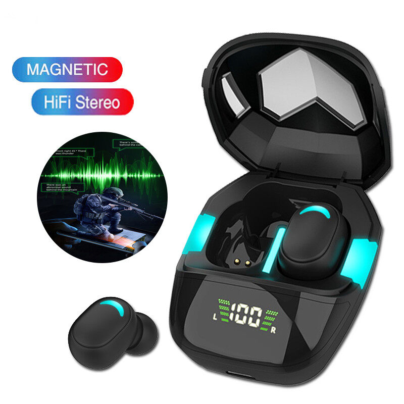 Tai Nghe G7s TWS Bluetooth 5.1 Không Dây Tai Nghe Chơi Game Tai Nghe Nhét Tai Độ Trễ Thấp Màn Hình LED Giảm Tiếng Ồn Tai Nghe Âm Thanh Nổi HIFI